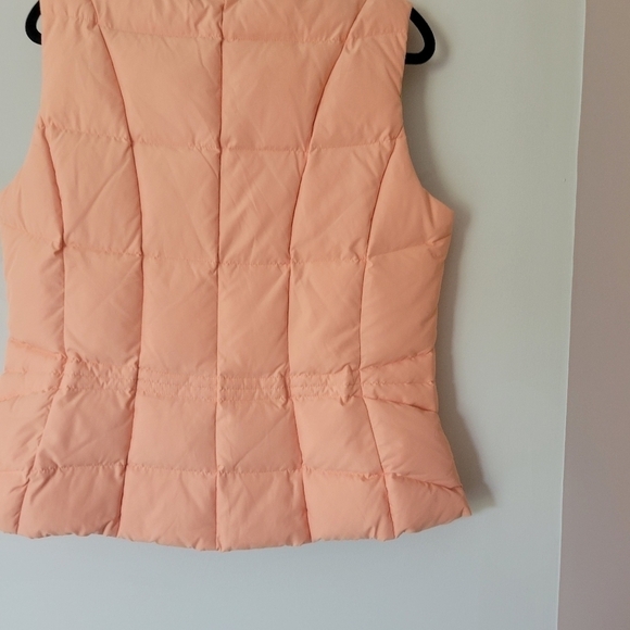 Lilly Pulitzer White Label Creamsicle Orange Down Puffer Vest Size Large - Picture 6 of 8